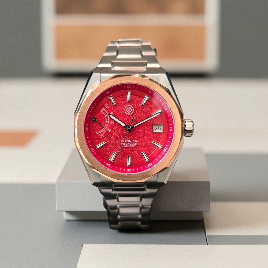 The Gilgamesh Watch - Adamu Terracota/Red