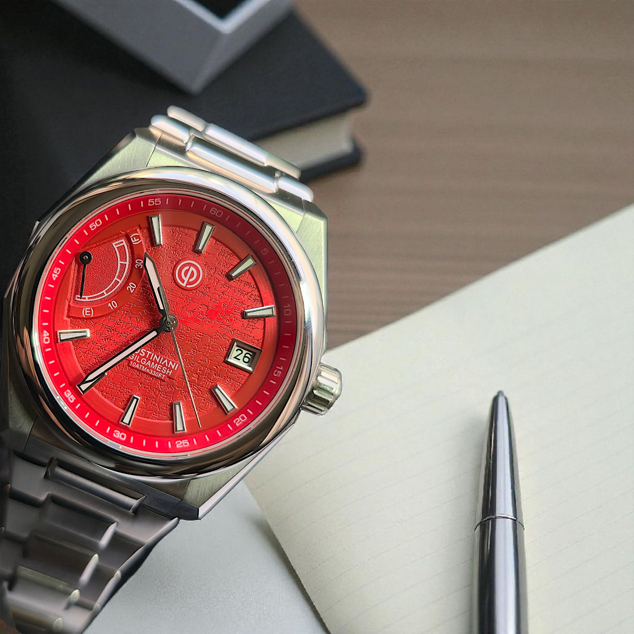 The Gilgamesh Watch - Adamu Terracota/Red