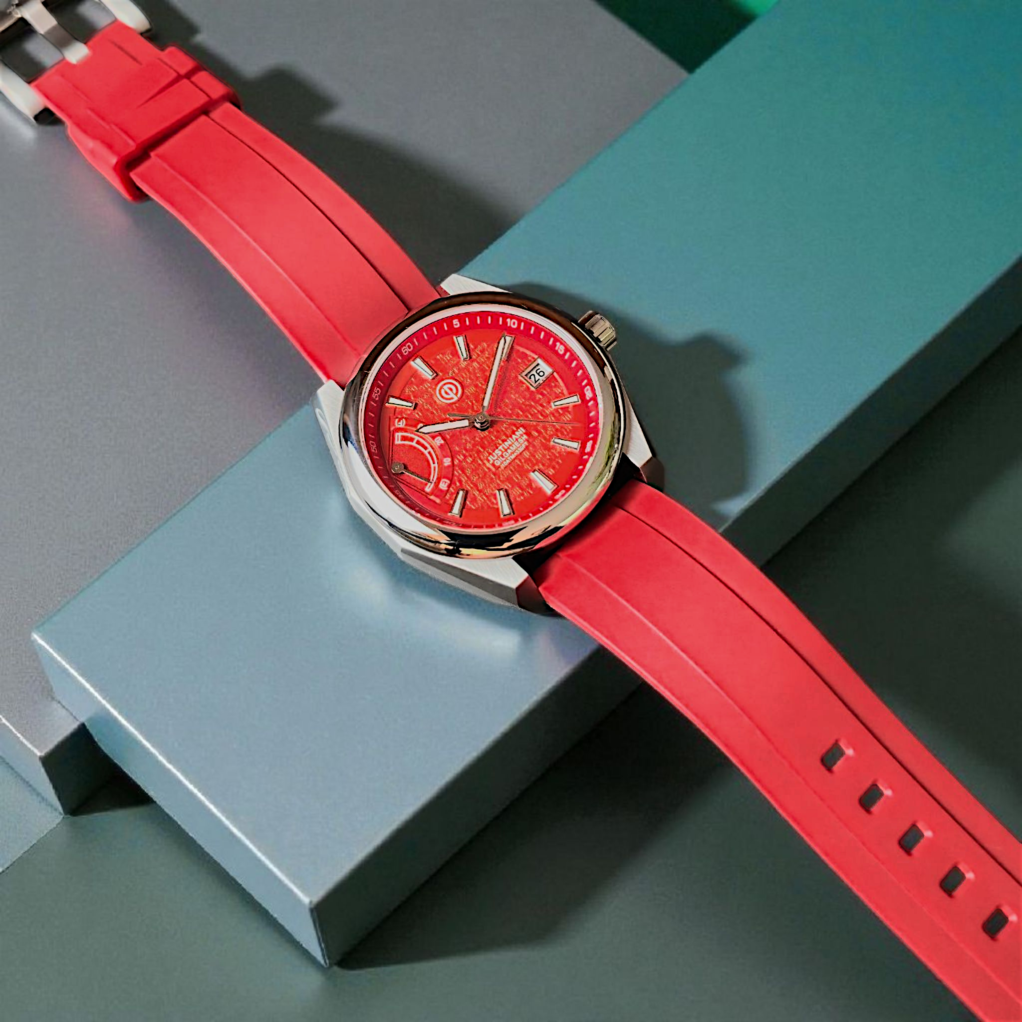 The Gilgamesh Watch - Adamu Terracota/Red